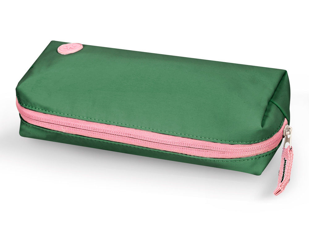 ESTUCHE PORTATODO ANTARTIK BASIC PACK 1 COMPARTIMENTO VERDE COMPAERO MOCHILA 80X55X210 MM