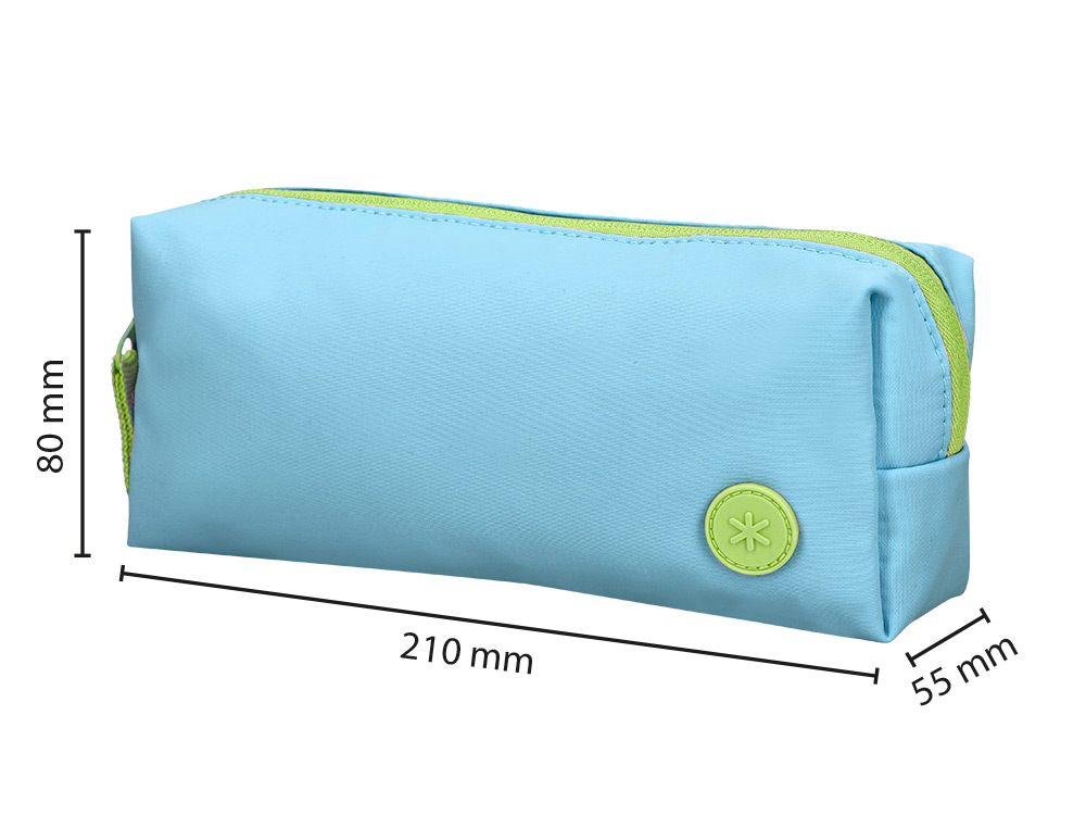 ESTUCHE PORTATODO ANTARTIK BASIC PACK 1 COMPARTIMENTO TURQUESA COMPAERO MOCHILA 80X55X210 MM
