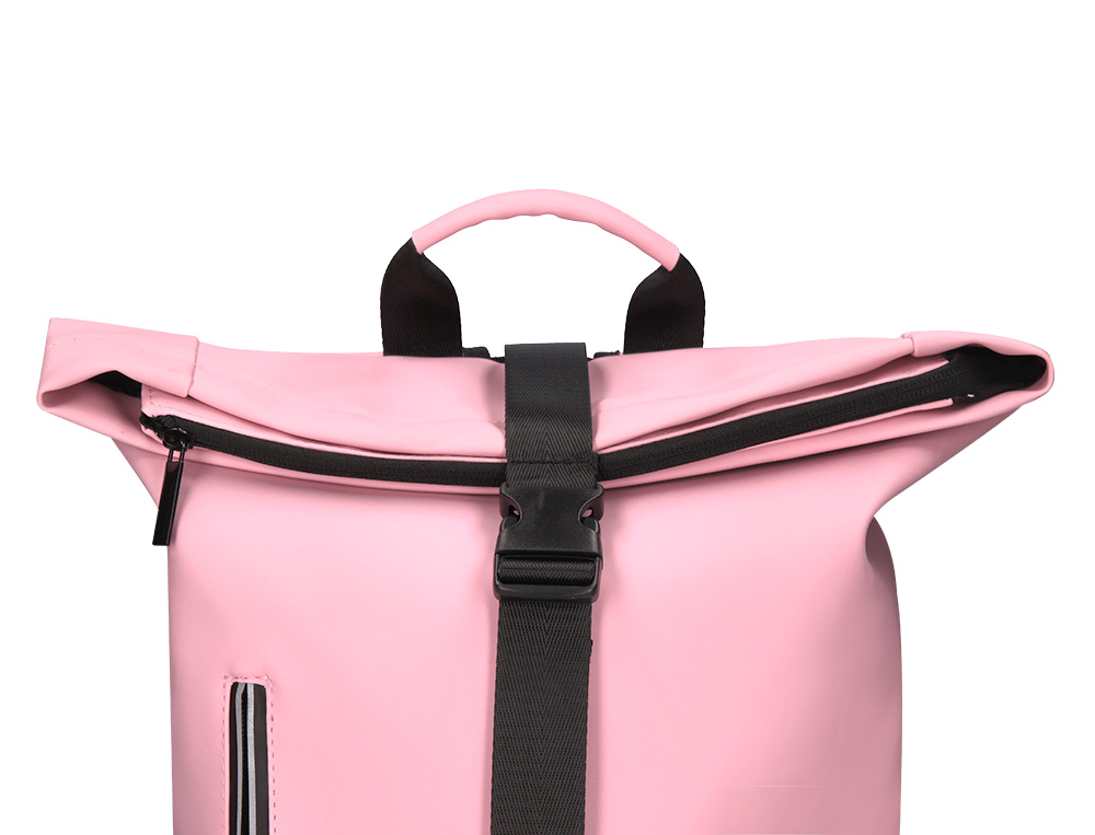 MOCHILA ANTARTIK ROLL PACK WATERPROOF ENROLLABLE GRAN CAPACIDAD ROSA 480X130X280 MM