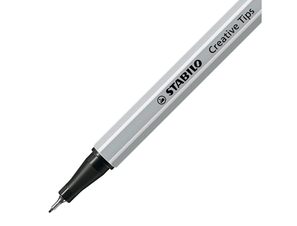 ROTULADOR STABILO CREATIVE PUNTA CALIBRADA TIPS ARTY LINECLASSIC 5 PUNTAS POR COLOR ESTUCHE METALICO DE 30