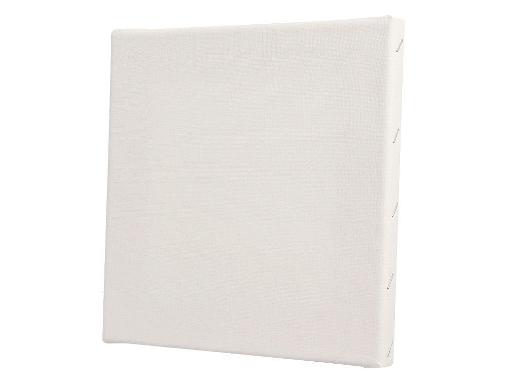 BASTIDOR LIDERPAPEL LIENZO GRAPADO TRASERO ALGODON 100% 20X20 CM