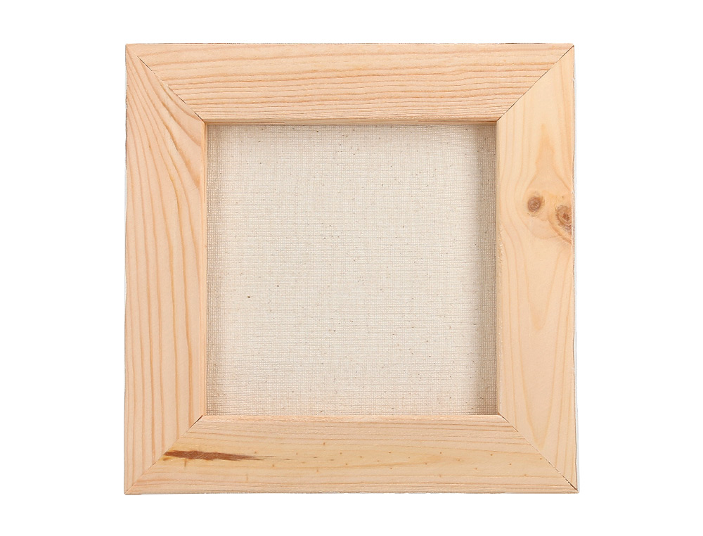 BASTIDOR LIDERPAPEL LIENZO GRAPADO TRASERO ALGODON 100% 20X20 CM