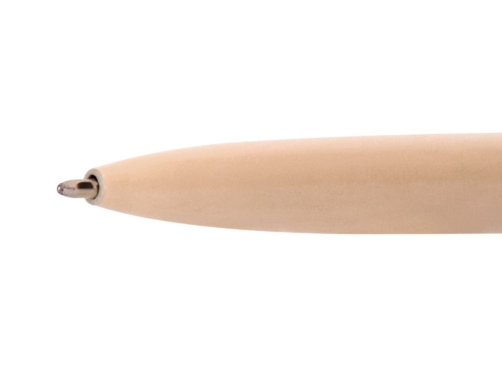 BOLIGRAFO BELIUS ROSE ALUMINIO COLOR BEIGE CLARO ORO ROSA TINTA AZUL CAJA DE DISEÑO
