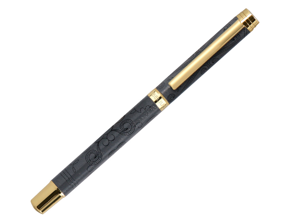 ROLLER BELIUS WILD WEST ALUMINIO COLOR NEGRO DORADO TINTA COLOR NEGRO CAJA DE DISEÑO