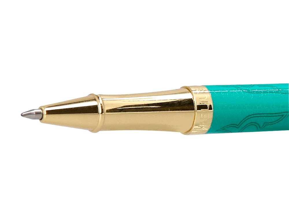 ROLLER BELIUS WILD WEST ALUMINIO COLOR VERDE DORADO TINTA COLOR NEGRO CAJA DE DISEO