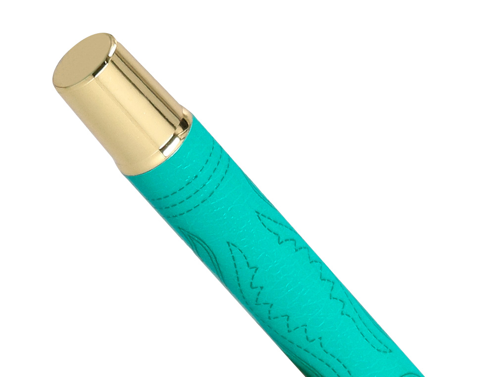 ROLLER BELIUS WILD WEST ALUMINIO COLOR VERDE DORADO TINTA COLOR NEGRO CAJA DE DISEO