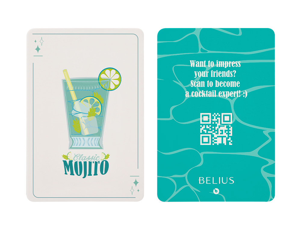 BOLIGRAFO Y WALLET BELIUS COCKTAILS MOJITO ALUMINIO VERDE PLATEADO RELIEVE TINTA COLOR AZUL CAJA DE DISEÑO