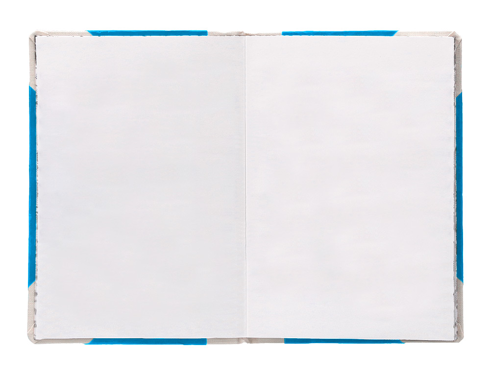 LIBRO CARTONE COSIDO FERNANDES FLECHA DIN A5+ LISO 50 HOJAS 100 GR AZUL