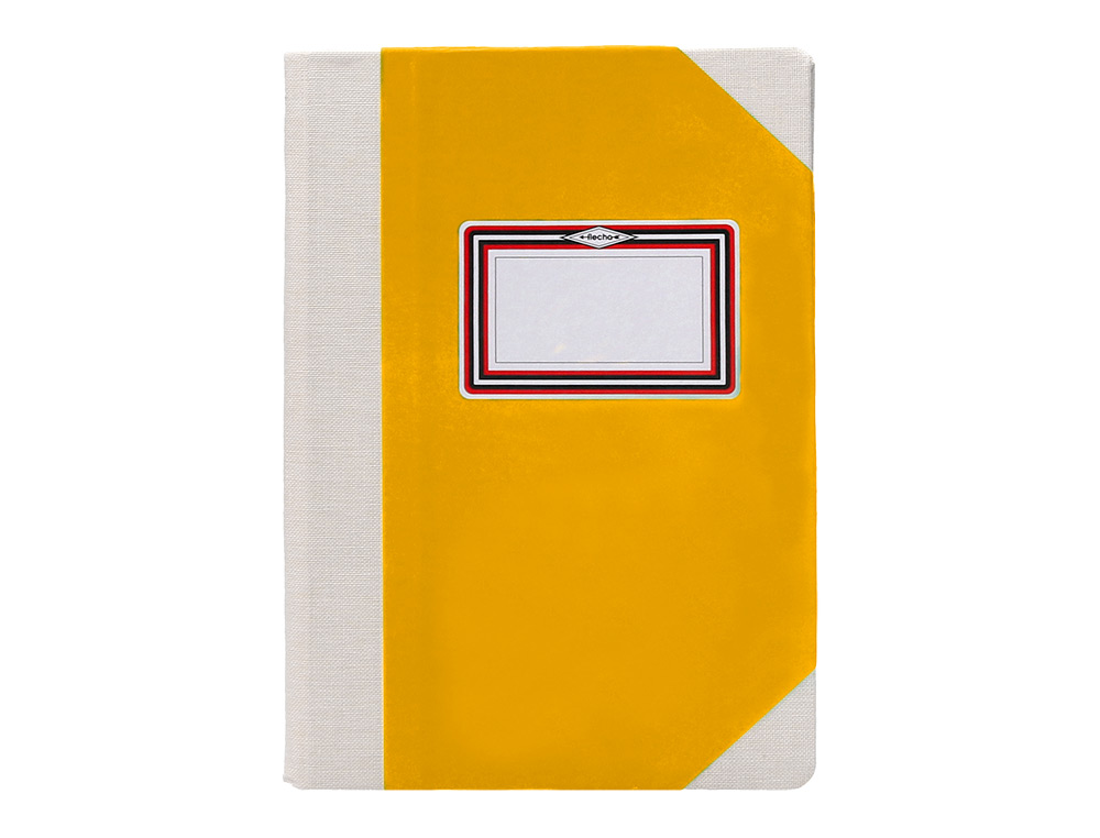 LIBRO CARTONE COSIDO FERNANDES FLECHA DIN A6+ RAYADO HORIZONTAL 50 HOJAS 100 GR VERDE