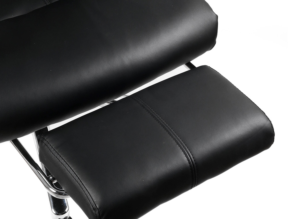 SILLA Q-CONNECT DIRECCION RAVENNA SIMIL PIEL BASE METALICA ALT MAX 1300 ANC 670 PROF 730 MM RUEDAS PREMIUM