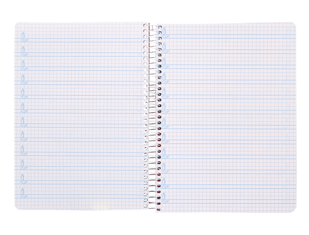 CUADERNO ESPIRAL LIDERPAPEL A5 PAUTAGUIA TAPA BLANDA 40H 75 GR CUADRO PAUTADO 5MM COLOR AMARILLO