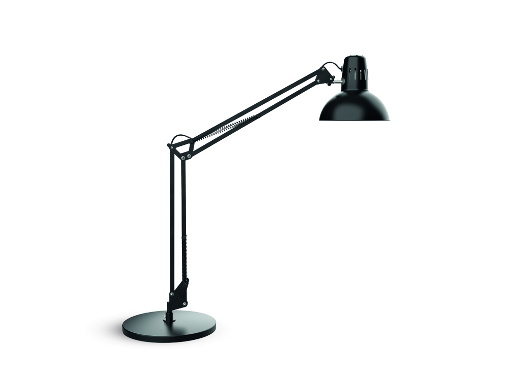 LAMPARA DE ESCRITORIO MAUL STUDY CON BASE COLOR NEGRO 490X350X230 MM