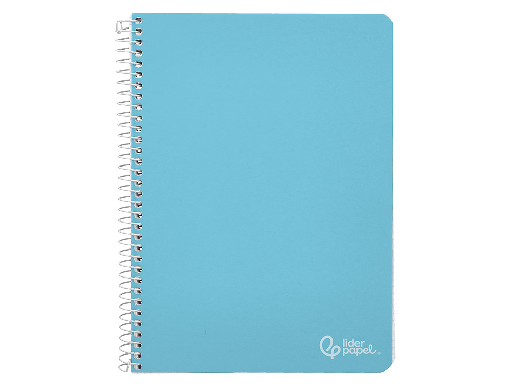 CUADERNO ESPIRAL LIDERPAPEL A4 WITTY TAPA DURA 80H 90GR PAUTA 2,5MM CON MARGEN COLORES SURTIDOS