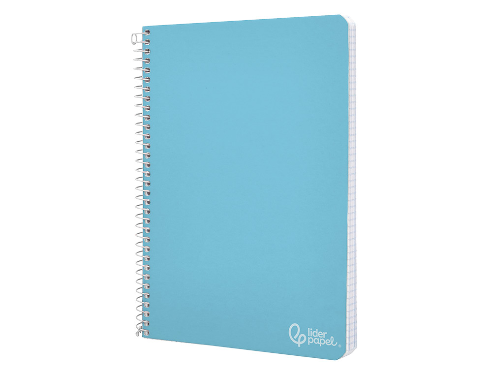 CUADERNO ESPIRAL LIDERPAPEL A4 WITTY TAPA DURA 80H 90GR PAUTA 2,5MM CON MARGEN COLORES SURTIDOS