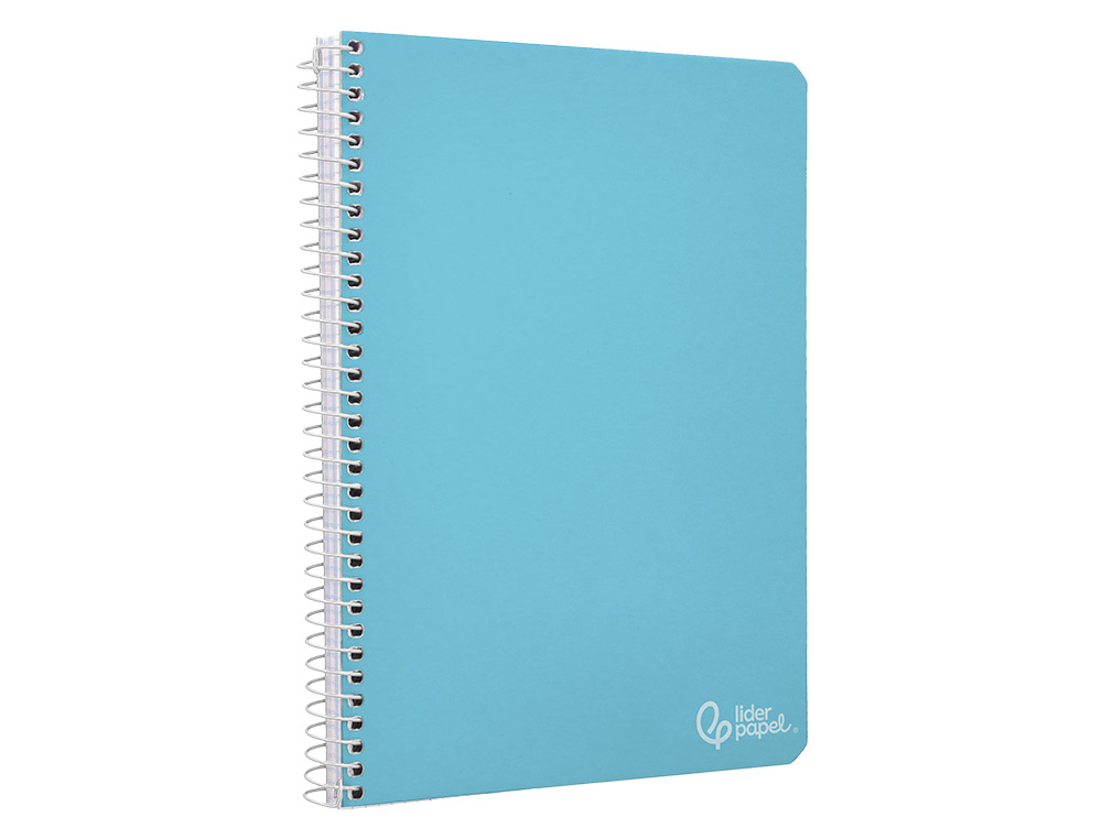 CUADERNO ESPIRAL LIDERPAPEL A4 WITTY TAPA DURA 80H 90GR PAUTA 2,5MM CON MARGEN COLORES SURTIDOS