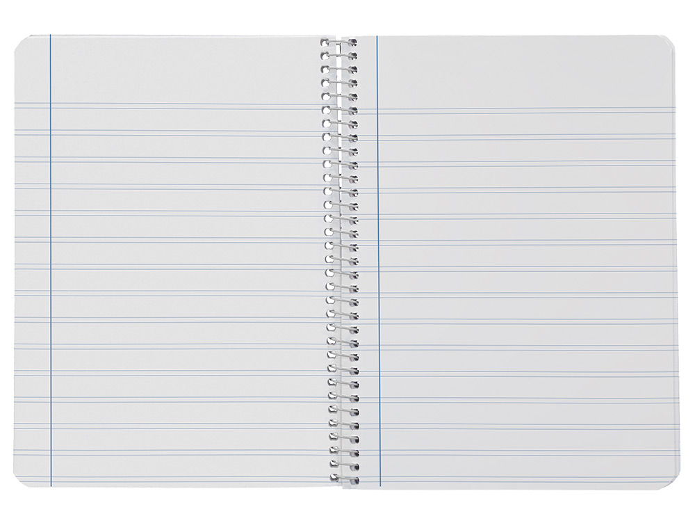 CUADERNO ESPIRAL LIDERPAPEL A4 WITTY TAPA DURA 80H 90GR PAUTA 2,5MM CON MARGEN COLORES SURTIDOS