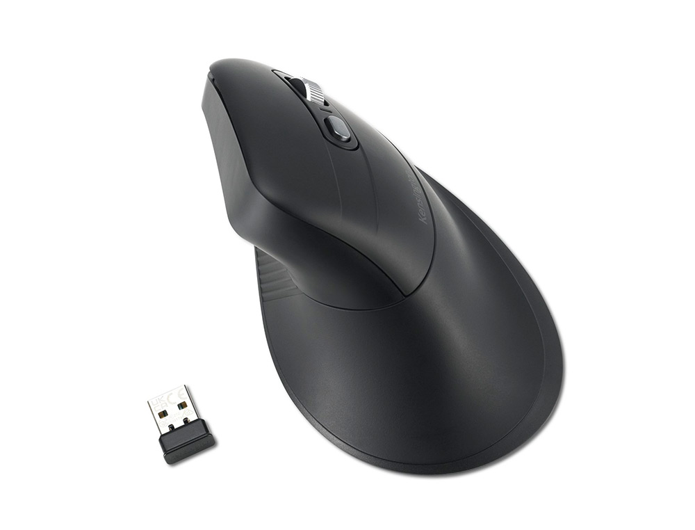 RATON KENSINGTON MY630 EQ OPTICO 2400 DPI ERGONOMICO RECARGABLE COLOR NEGRO