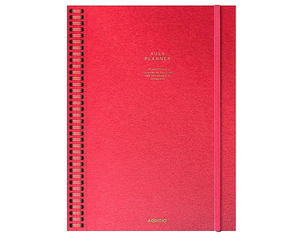 CUADERNO AULA PLANNER CATALAN ADDITIO DIN A4 160 PAGINAS PLAN ANUAL Y MENSUAL CON PROGRAMACION Y EVALUACION