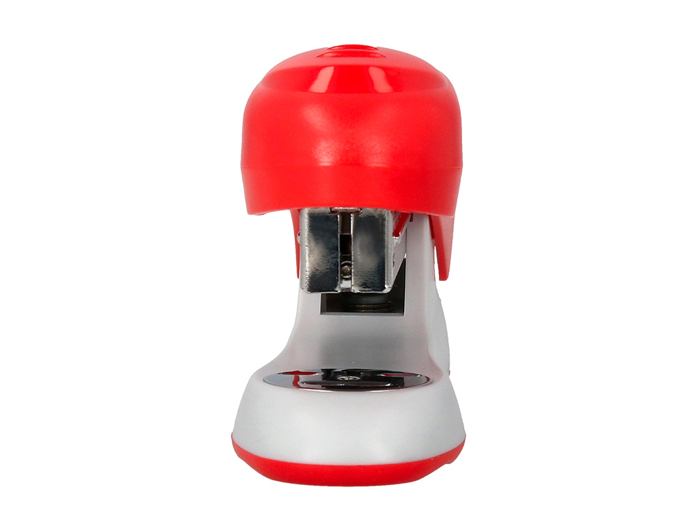 GRAPADORA Q-CONNECT KF14206 PLASTICO ABS ROJA CAPACIDAD 20 HOJAS