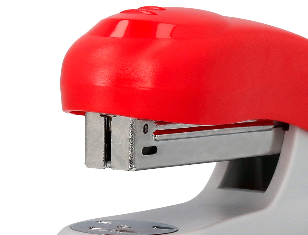 GRAPADORA Q-CONNECT KF14206 PLASTICO ABS ROJA CAPACIDAD 20 HOJAS