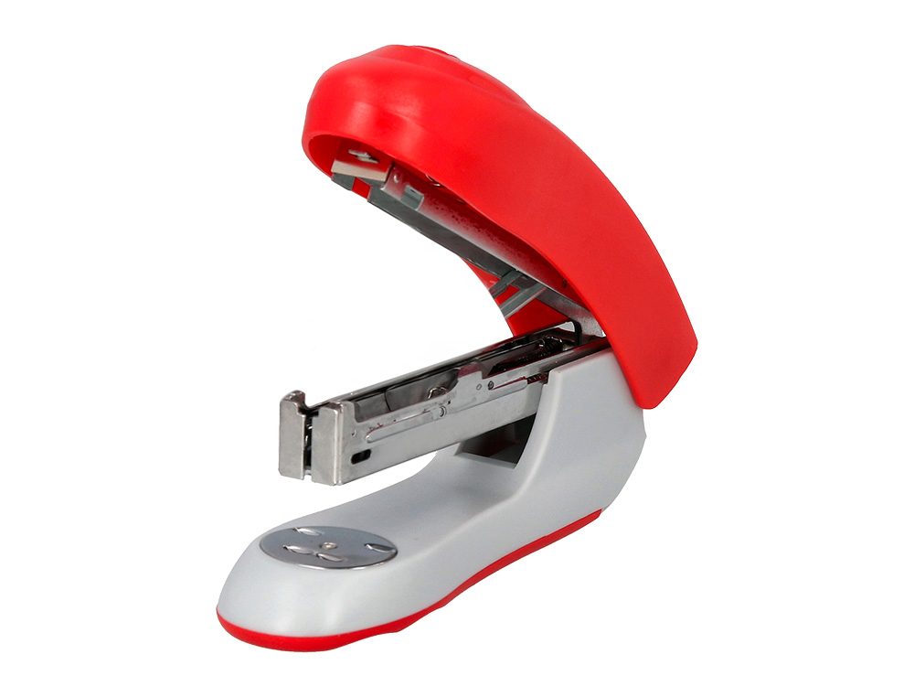 GRAPADORA Q-CONNECT KF14206 PLASTICO ABS ROJA CAPACIDAD 20 HOJAS