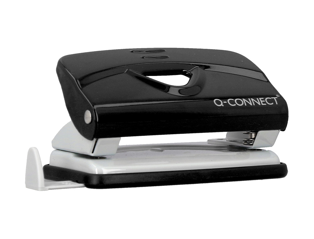 TALADRADOR Q-CONNECT KF14214 NEGRO ABERTURA 1 MM CAPACIDAD 10 HOJAS