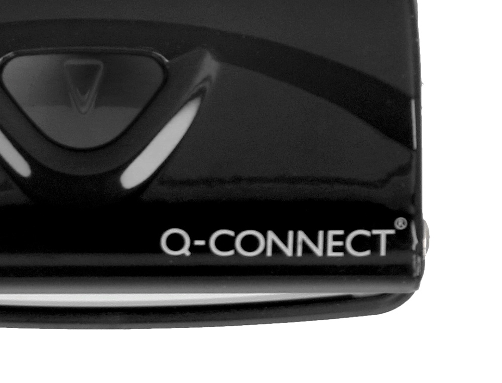 TALADRADOR Q-CONNECT KF14214 NEGRO ABERTURA 1 MM CAPACIDAD 10 HOJAS