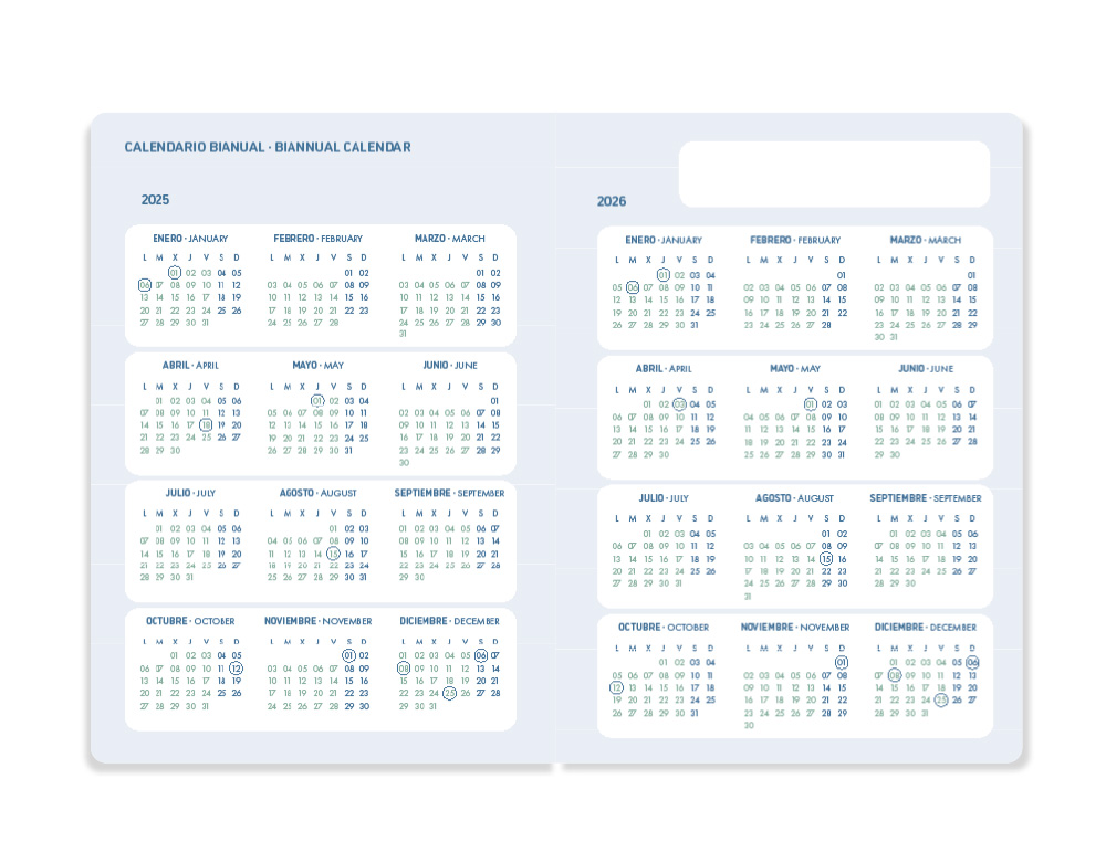 AGENDA ESCOLAR LIDERPAPEL 25-26 ESPIRAL BASIC ROSA 2 DIAS PAGINA A5 BILINGE PAPEL FSC 70 GR