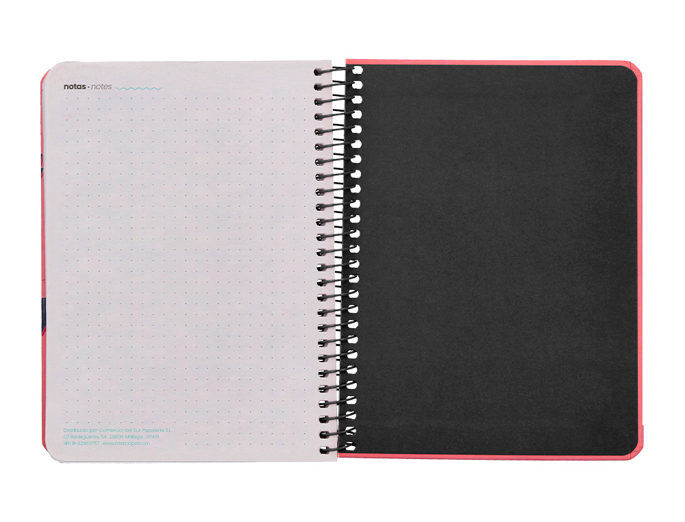 AGENDA ESCOLAR LIDERPAPEL 25-26 ESPIRAL PATTERNS ZIGZAG SEMANA VISTA A6 BILINGE PAPEL FSC 80 GR