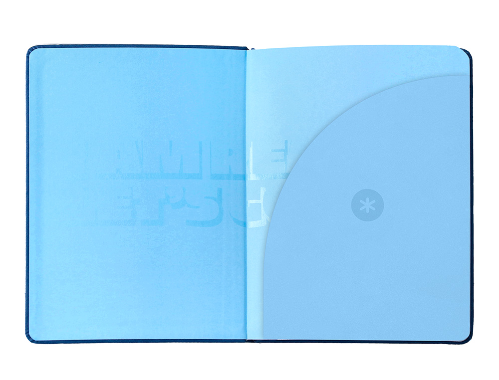 AGENDA ESCOLAR ANTARTIK 25-26 ENCUADERNADA GO! SIMIL PIEL AZUL OSCURO SEMANA VISTA A5 BILINGE PAPEL FSC 80 GR