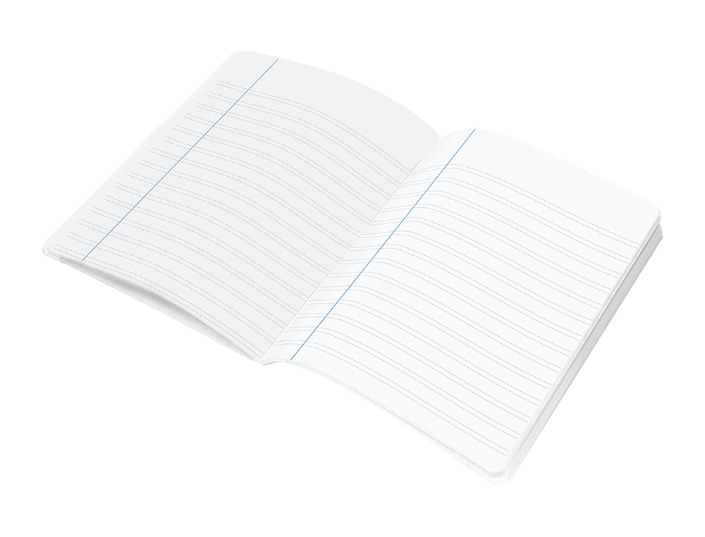 LIBRETA LIDERPAPEL SMART A5 PLUS 32 HOJAS 75G/M2 PAUTA 4 3.5MM CON MARGEN COLORES SURTIDOS