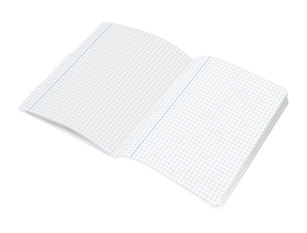 LIBRETA LIDERPAPEL SMART A5 PLUS 48 HOJAS 75GR CUADRO 5MM CON MARGEN COLORES SURTIDOS