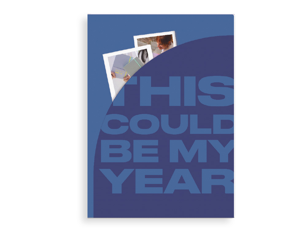 AGENDA ENCUADERNADA ANTARTIK MY YEAR A5+ 2026 DA PGINA GRIS PAPEL 80G FSC