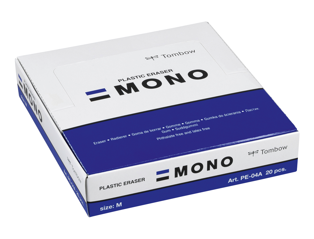 GOMA DE BORRAR TOMBOW PVC MONO TAMAÑO M