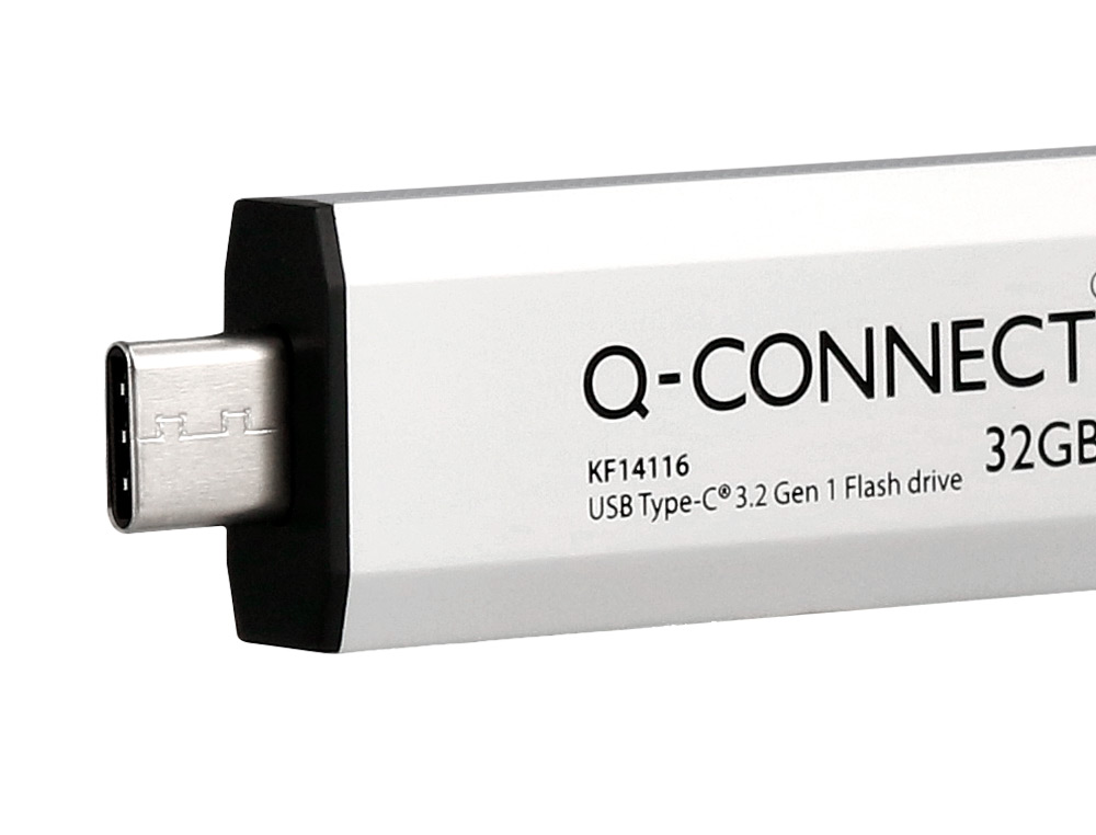 MEMORIA USB Q-CONNECT FLASH DRIVE 32 GB 3.2 TIPO C
