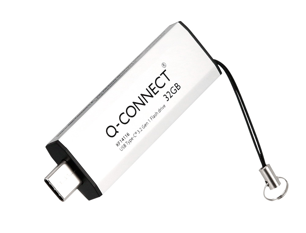 MEMORIA USB Q-CONNECT FLASH DRIVE 32 GB 3.2 TIPO C