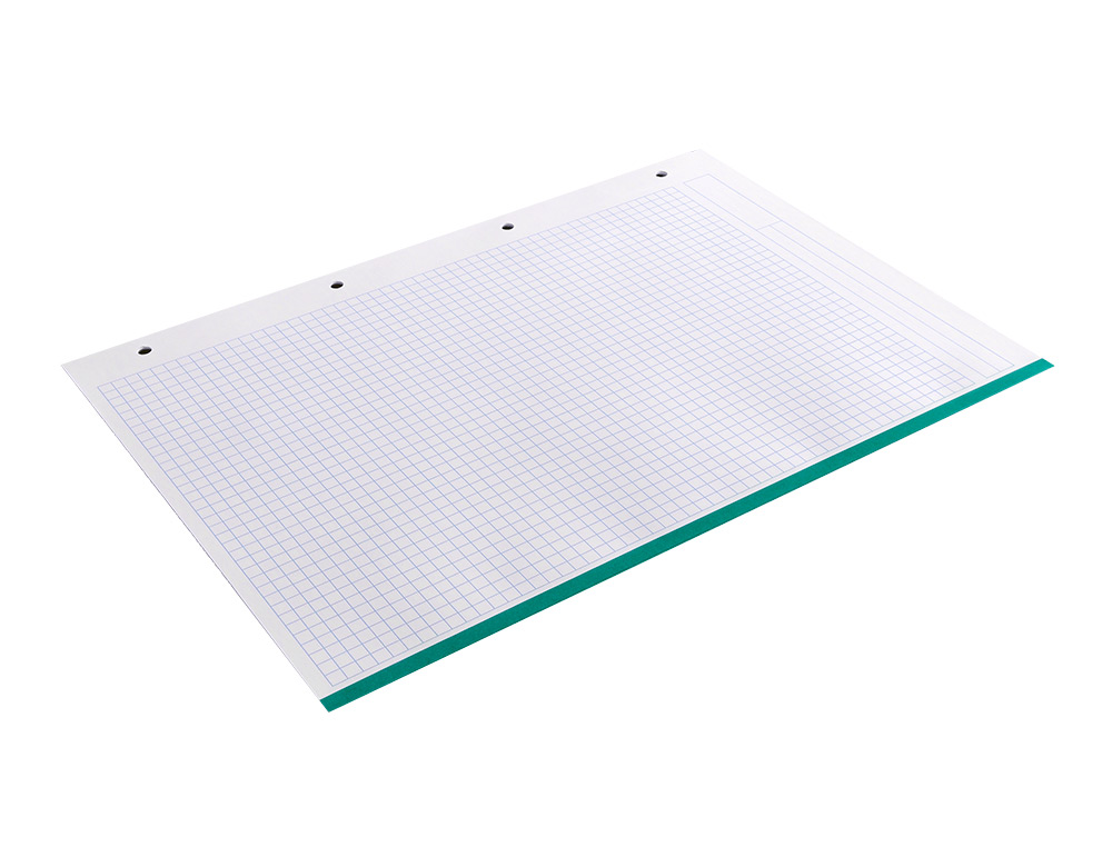 RECAMBIO A4 ANTARTIK 80 HOJAS 90G/M2 CUADRO 5 MM 4 TALADROS BANDAS DE 5 COLORES PASTELES