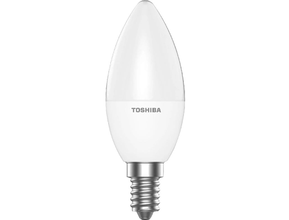 BOMBILLA LED TOSHIBA ESSENTIAL C37 E14 4.7W LUZ CALIDA 2700K