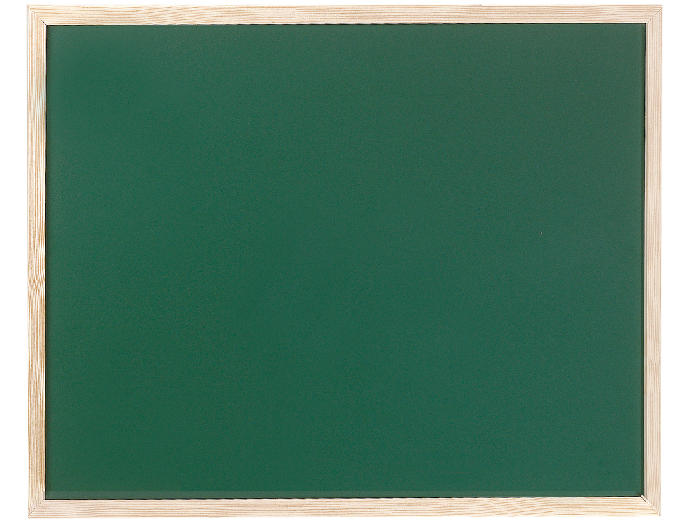 PIZARRA VERDE Q-CONNECT MARCO DE MADERA 40X30 CM SIN REPISA