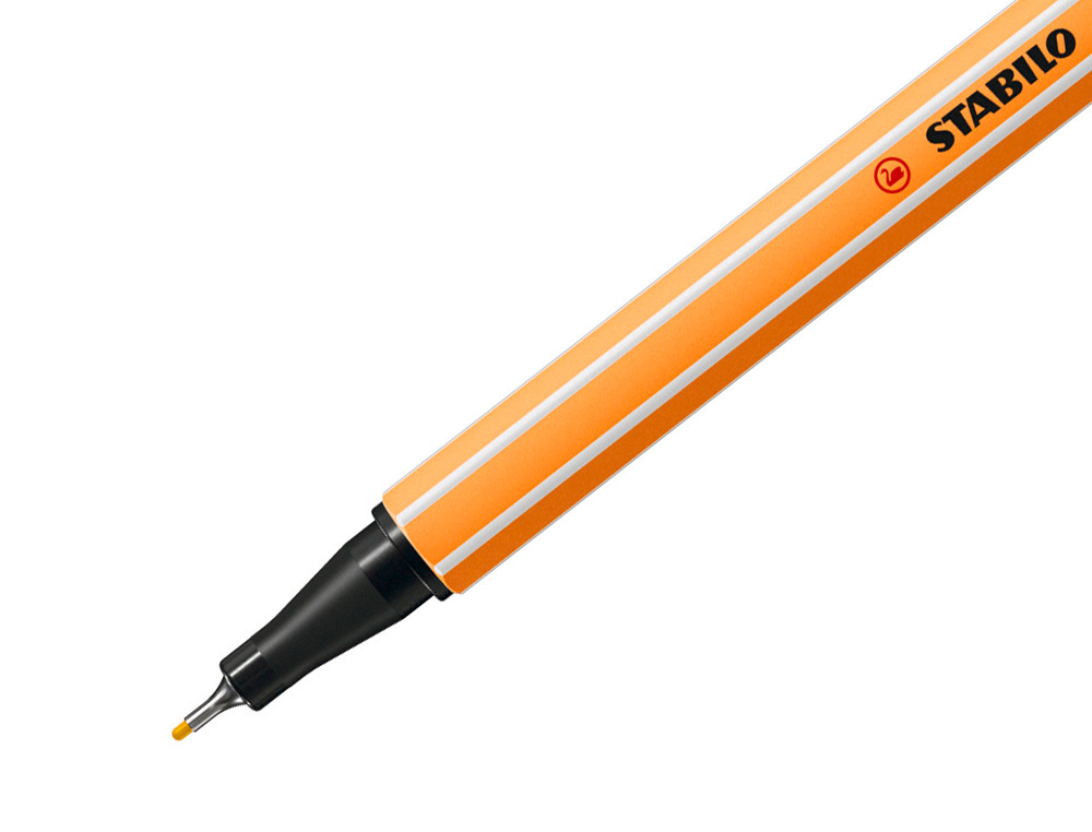 ROTULADOR STABILO PUNTA DE FIB RA POINT 88 AMARILLO PUNTA FINA 0,4MM