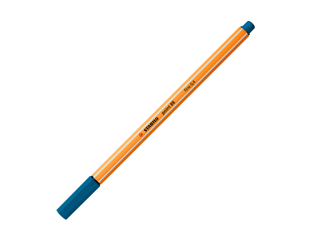 ROTULADOR STABILO PUNTA DE FIB RA POINT 88 AZUL TURQUESA PUNTA FINA 0,4MM