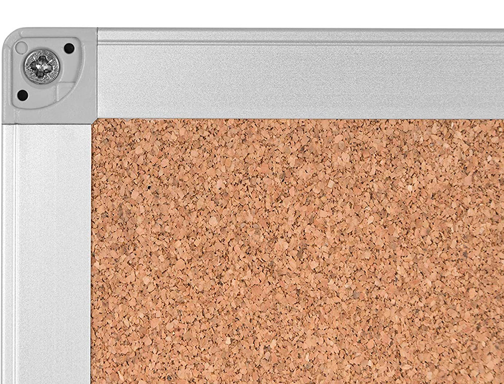 PIZARRA CORCHO Q-CONNECT MARCO DE ALUMINIO 200X100 CM EXTRA CORCHO 5 MM
