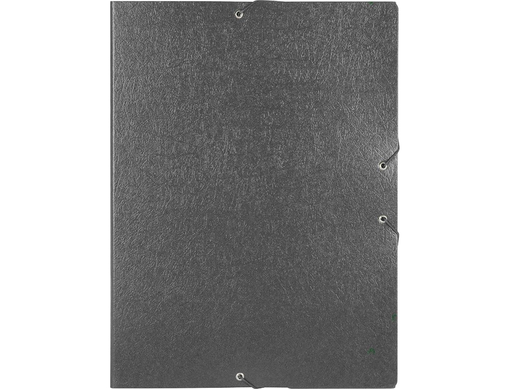 CARPETA PROYECTOS LIDERPAPEL FOLIO LOMO 50MM CARTON GOFRADO GRIS