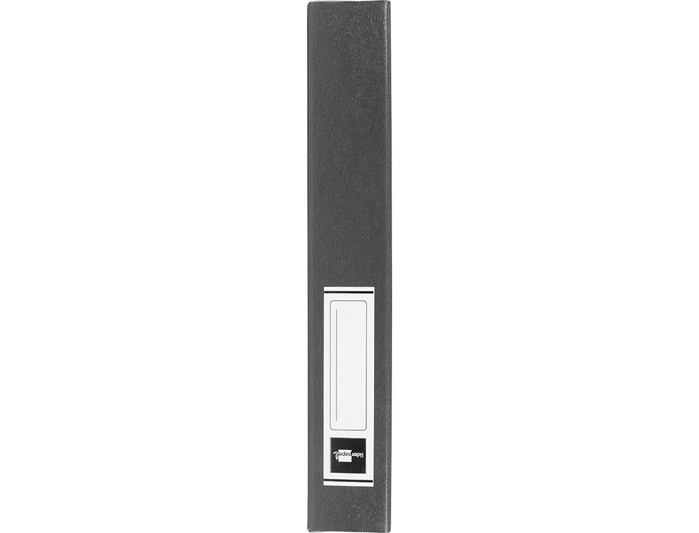 CARPETA PROYECTOS LIDERPAPEL FOLIO LOMO 50MM CARTON GOFRADO GRIS