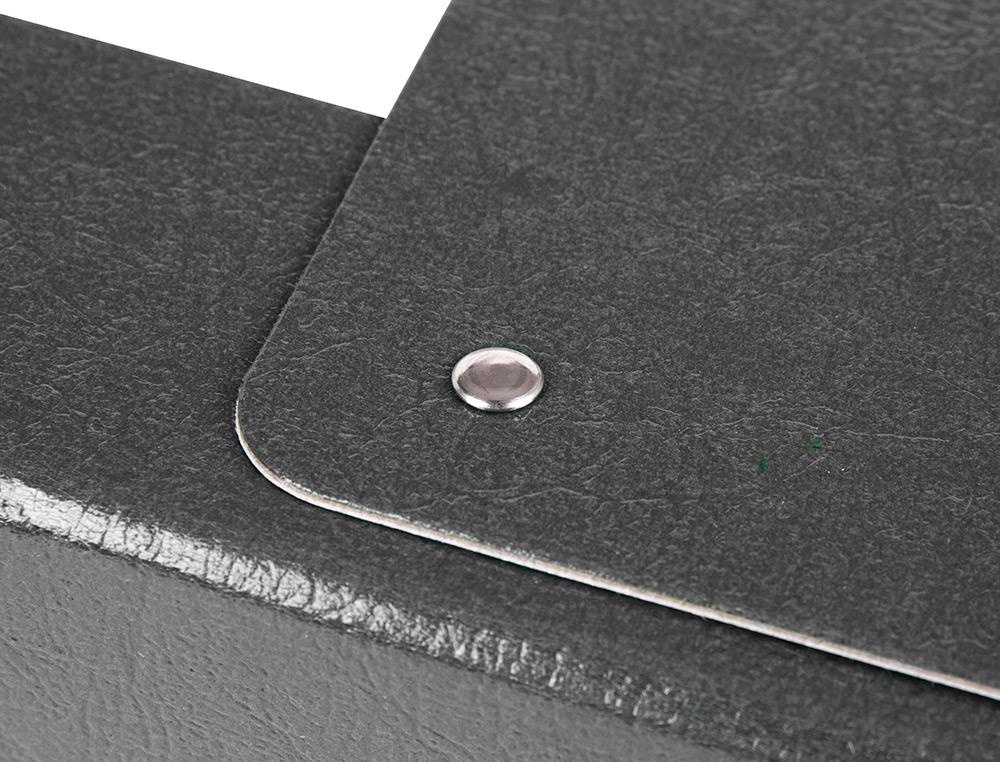 CARPETA PROYECTOS LIDERPAPEL FOLIO LOMO 70MM CARTON GOFRADO GRIS