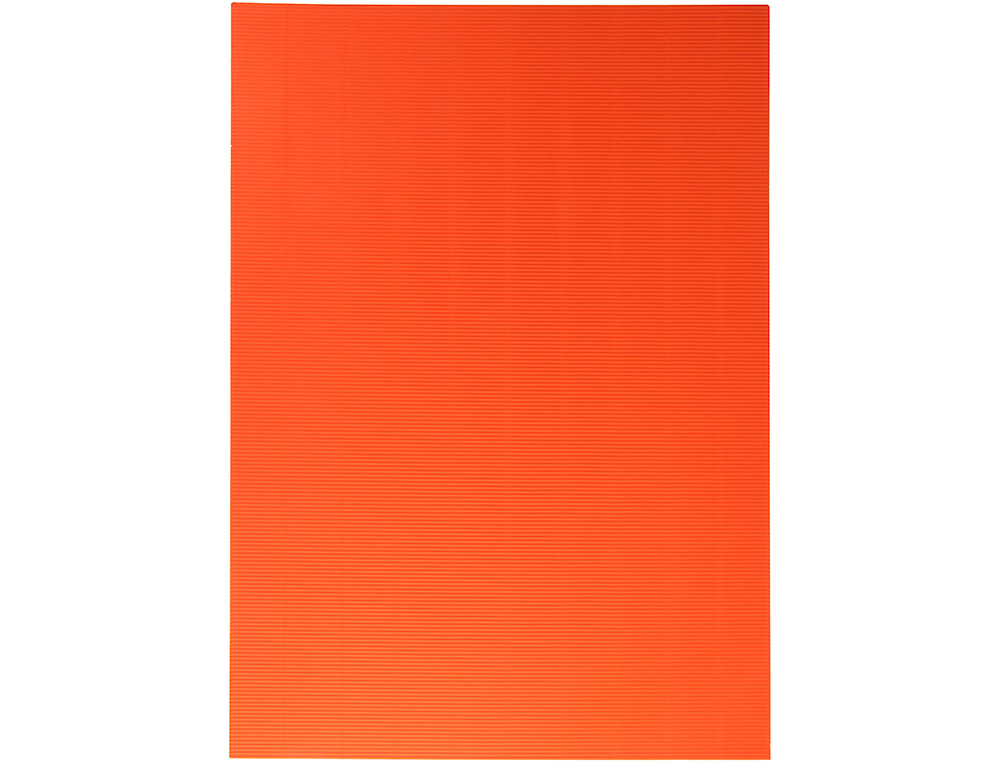 CARTON ONDULADO LIDERPAPEL 50 X 70CM 320G/M2 NARANJA