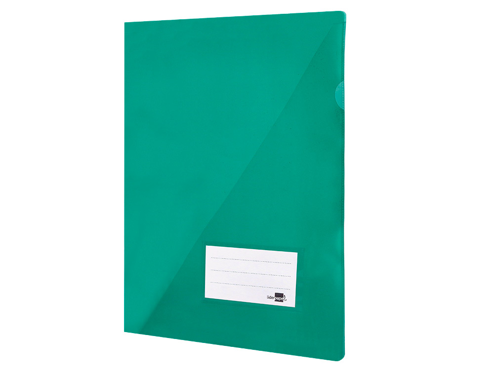 CARPETA LIDERPAPEL DOSSIER A4 UÑERO VERDE