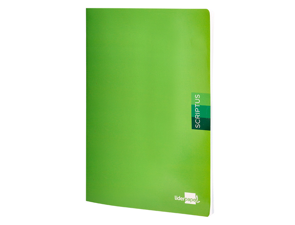 LIBRETA LIDERPAPEL SCRIPTUS A4 48 HOJAS 90G/M2 PAUTA 4 3.5MM CON MARGEN