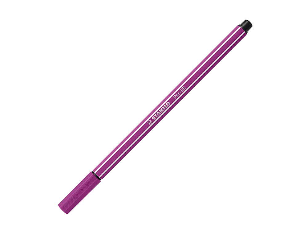 ROTULADOR STABILO ACUARELABLE PEN 68 LILA PUNTA GRUESA 1MM