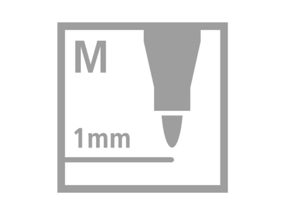 ROTULADOR STABILO ACUARELABLE PEN 68 LILA PUNTA GRUESA 1MM